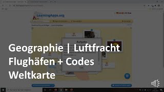 Flughäfen weltweit  Flughafencodes  Lernspiel  Luftfracht  Geographie  Prüfungswissen Spedition [upl. by Lexy]