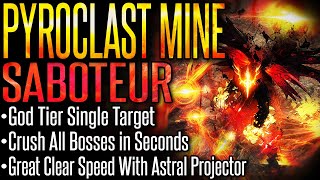 【Path of Exile  Outdated】Pyroclast Mine Saboteur –Build Guide– Exceptional Bossing  Erase Sirus [upl. by Roswell]