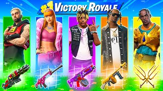 The RANDOM MUSIC ICON Challenge in Fortnite [upl. by Nylkoorb]