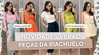 PROVADOR NOVIDADES RIACHUELO  LOOKS PARA O CALOR  CUPOM DE DESCONTO [upl. by Niac]