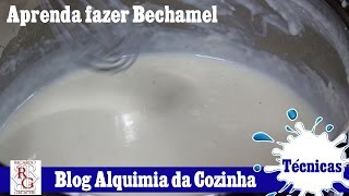 Aprenda a fazer o Molho Bechamel [upl. by Adnuhs907]