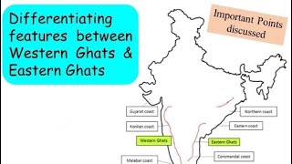 L 20 Full comparison between Western Ghats and EASTERN GHATS  physical division of India series ✍️ [upl. by Reneta9]