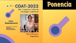 Dodecatemoria  María Blaquier COAT 2022 [upl. by Enyledam]