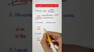 Test your English Grammar  as or like [upl. by Eannyl]