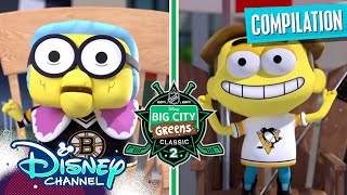 NHL Big City Greens Classic 2  Penguins vs Bruins Recap  disneychannel [upl. by Assirim927]