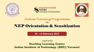 Online Training program on NEP Orientation amp Sensitization  TLC IIT BHU Varanasi  5 Feb 2024 [upl. by Idham]