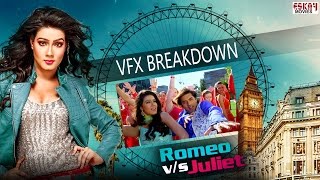 VFX Breakdown I Romeo VS Juliet  Ankush  Mahiya Mahi [upl. by Hanoj553]