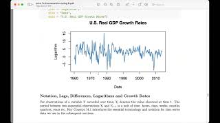 Econometrics w R Introduction to Time Series Regression and Forecasting econometrics01 14 [upl. by Cloots259]