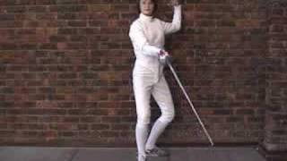 Fencing epee positions [upl. by Sigismond]