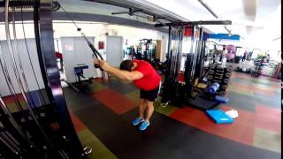 Stiff Arm Lat Pull Down Training Video [upl. by Reld726]