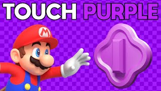 How Fast can you Touch PURPLE in Every Mario Game [upl. by Eniowtna603]