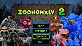 Zoonomaly 2 Official Game Play  The managers face transformed into a Sprunki monster vs Sonic Tape [upl. by Erica909]