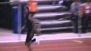 Chris Armstrong 300 Meter Hurdles 03032011 [upl. by Enneyehc511]