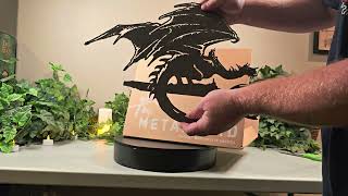 Metalbird Weta Workshop Nazgul on Fellbeast Unboxing and Review [upl. by Ware842]