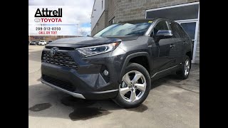 2019 Rav4 Hybrid Limited Package Walkaround – Attrell Toyota  Brampton ON [upl. by Creamer]