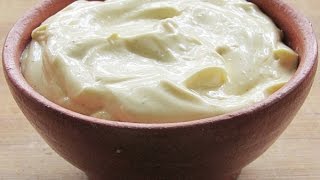 Homemade Mayonnaise In 1 Minute  How To Make Mayonnaise With An Immersion Blender  Nisa Homey [upl. by Nerte915]