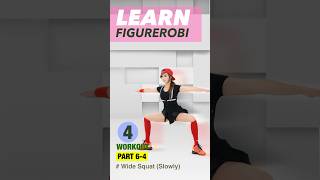 LEARN FIGUREROBI Workout 64Wide Squat Slowlyshorts鄭多燕チョンダヨン [upl. by Ditter495]