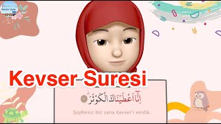 Kevser Suresi  Talimli  Ezber [upl. by Zabrina325]