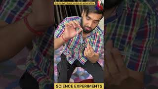 angular momentum experiment shorts science physics [upl. by Niltac]