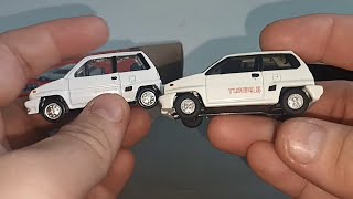 Diecast comparison Tomica Premium vs Tomica Limited  Honda City Turbo II [upl. by Ephram]