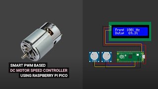 Smart PWM Based DC Motor Speed Controller Using Raspberry Pi Pico Board [upl. by Anihpesoj]