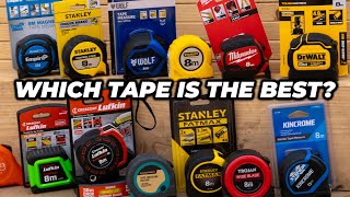 Which Brand Makes the Best Tape Measure Durability amp Accuracy Test [upl. by Tnecniv855]