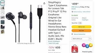 Top 5 type c earphones under 500  and problems with type  C earphones [upl. by Yecats]