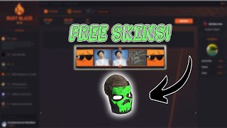 how to get FREE Inventory of rust skins rustblaze [upl. by Catima532]