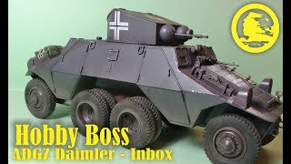 Hobby Boss 135 ADGZ Daimler 83889 full build part 1  Inbox history livery [upl. by Emoreg]