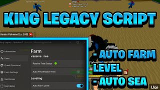 OP NEW King Legacy Script Pastebin  ROBLOX Auto Farm Level amp More Exploit [upl. by Inuat]