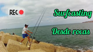 jornada surfcasting desde rocas [upl. by Lada182]