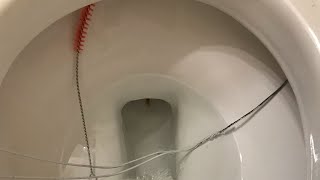 How to open inside clogged toilet jet’s for weak slow double flush toilets No plumber or chemicals [upl. by Amein]