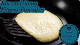 FitnessPancakes mit Proteinpulver ohne Mehl  schnell und einfach in 211 Rezepte zum nachkochen [upl. by Toffey904]