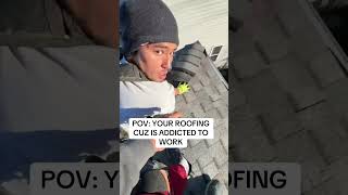 No one skips coffee break milwaukeepowertools bluecollar nativeamerican roofing trades yyc [upl. by Ennagroeg]