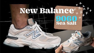 New Balance 9060 Sea Salt  Review Completo ptbr [upl. by Delorenzo]