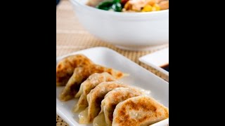 How to make GYOZA Japanese Dumplings [upl. by Ofori]