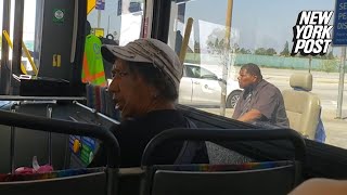 I dont care Woman refuses to give her seat to disabled man [upl. by Juanita]