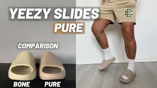 Yeezy Slide Enflame Orange Los Yeezy más baratos Onfeet  Talla  Calidad [upl. by Crane]