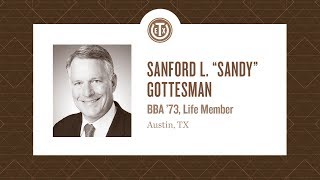 2019 Distinguished Alumnus Sanford L “Sandy” Gottesman [upl. by Whyte]