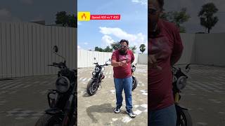 🏍️ Speed 400 🆚 T400 COMPARISON speed400 t400 automobile triumph gearsandtyreswithpatrick [upl. by Alegnasor]