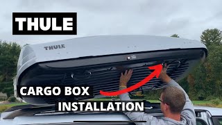 How to Install a THULE Cargo Box [upl. by Anson]