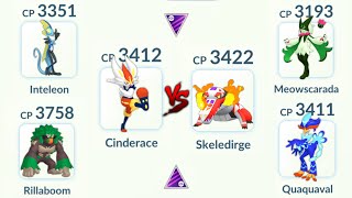 GALAR STARTERS vs PALDEA STARTERS in Pokemon GO [upl. by Ejroj232]