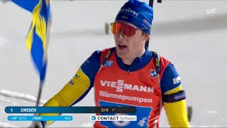 Sverige vinner VM Guld i skidskytte 2024 [upl. by Ballard]