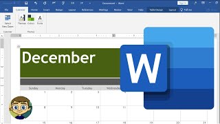 Creating a Calendar in Microsoft Word [upl. by Acirrej101]