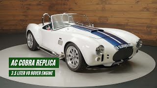 AC Cobra Replica  Restored  V8  History Known  1965 VIDEO wwwERclassicscom [upl. by Patty347]