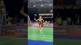 Badminton Europe Anders Antonsen badmintondenmark badmintoneurope shorts [upl. by Goldwin]