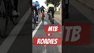 Mtb vs Roadies part 4 mtb mtblife roadbike [upl. by Aicil]