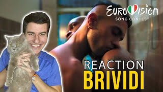 REACTION to ITALY 🇮🇹 Eurovision 2022  Mahmood amp BLANCO  Brividi 😢 [upl. by Hnib]