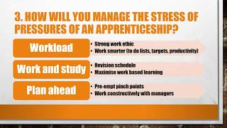 Top 5 Apprenticeship Interview Questions and Answers [upl. by Saphra]