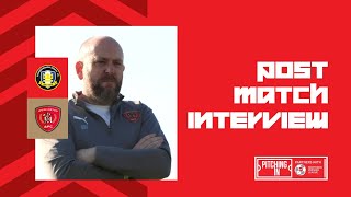 Gainsborough Trinity post match interview with the Reds manager Mark Fell [upl. by Debra]